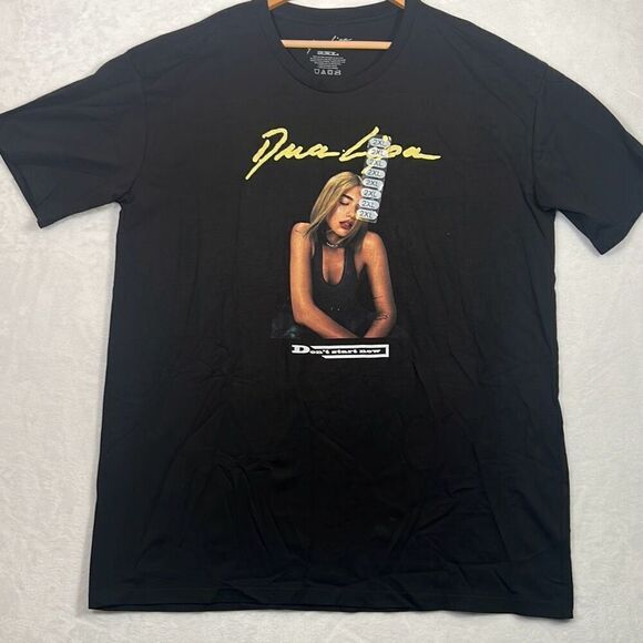 Dua Lipa” Don’t start now” self portrait‎ concert band T-shirt- Men XXL - NWT - Picture 1 of 6